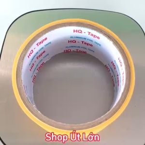 1 Cuộn băng keo simili màu vàng rộng 4.7cm dài 7.5 mét lõi giấy 3mm giá tại xưởng
