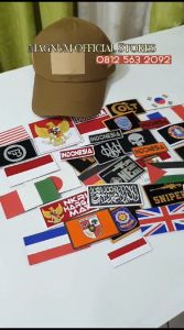 Topi Pemuda Pancasila PANCAS PP Tactical PDL Army Ripstop Bonus Free 3 Emblem Patch Prepet Perekat Velkro