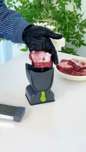 Manual Meat Slicer Jerky Slicer Meat Cutter 2 Or 4 Mm Thickness Adjustable Food Processor Stainless Steel Cleaver For Cutting