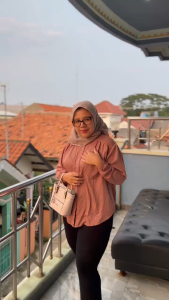 AMENA BLOUSE KEMEJA WANITA RAYON TWILL