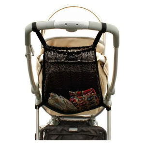 Baby Stroller Storage Mesh Bag Baby Stroller Seat Mesh Bag Large Capacity Diaper Baby Bottle Toy Storage Hanging Bag