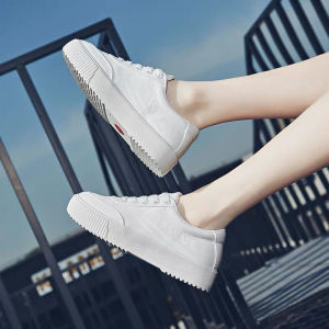 Feiyue Canvas Shoes Womens Spring New Style 2025 Korean Version Trendy Versatile Heightening White Sneakers Low Help Platform Shoes