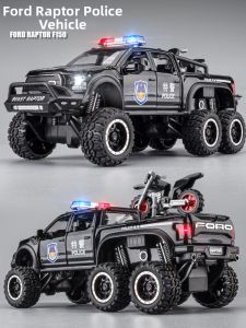 JUANNUO | Large Special Police Car Alloy Jeep Off-road Vehicle Toy