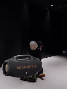 【6 Month Warranty】New Boombox 4 Portable Bluetooth Speaker Wireless Waterproof Powerful Bass Long Battery Life Speaker USB 3.5MM Speaker PC Party Box Music Smartphone Speaker Karaoke