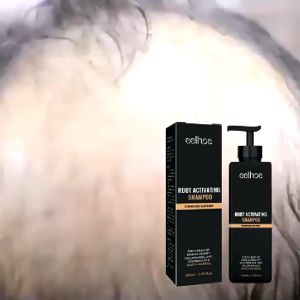 100ml Eelhoe Root Activating Shampoo Man Hair Growth Shampoo Natural Extraction Refresh Scalp Fast Thicker Dense Deep Cleansing Follicles Memperkuat Rambut Menutrisi Rambut (100ml)