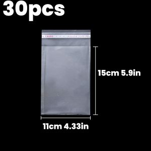 Clear Self Adhesive Bag Resealable Waterproof Gift Food Candy Pacakging OPP Plastic Bag Cellophane Storage
