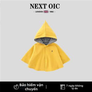 NEXT | Áo Khoác Chống Gió Cho Bé Có Mũ Bằng Cotton