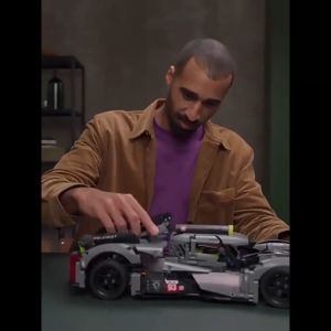 ⚡COD⚡Peugeot Le Mans 9X8 Block Car High Difficulty Mechanical Group Model Assembling 1:10 Bricks Technic Car Favorite Birthday and Holiday Gifts for Boys
