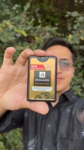 Perfume Pocket Anytime EDC Pour Homme Romano Varian Attitude Force Grandiose 18 ml Parfum Saku Fragrance Axe Varian Dark Tempation Black 17 ml