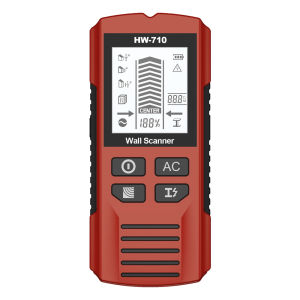 HW-710 Multi-Functional STUD Finder Wall Scanner สายเคเบิล AC ความลึก Tracker เครื่องตรวจจับโลหะผนังอิเล็กทรอนิกส์ไม้ Finder
