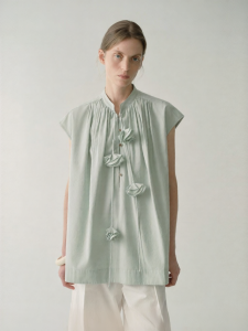 INSIS FEMME | Handcrafted Heavyweight Floral Silk-Cotton Shirt