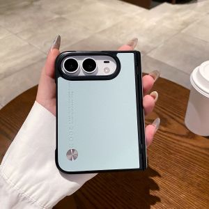 szhaiyu | Luxury PU Leather Phone Case for IPhone Duo Protective Cover Matte TPU Silicone Shockproof Case for IPhone Duo 18 Fold Shell