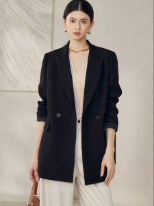Roey s house | Stylish Commute Elegant Professional Versatile Womens Black Suit