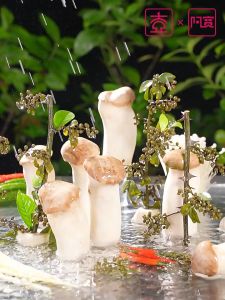 壹姑阿宽暴下饭 烧椒杏鲍菇下饭酱 香辣金针菇拌饭蒜蓉拌面酱 160g Oyster Mushroom Side Dishes Spicy Enoki Mushroom