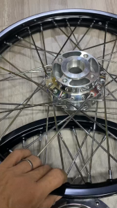 Bộ bánh căm crom niềng nhôm dành cho Exciter 135 2 đĩa