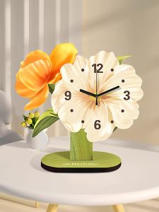 YIYUXUAN | Creative Artistic Flower Decorative Desk Clock