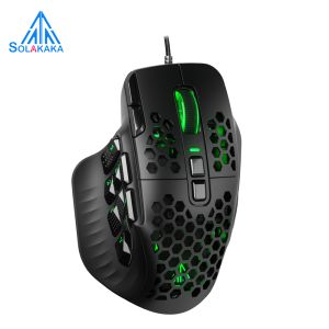 SOLAKAKA SM809/SM809PRO MMO Wired/ Wireless Bluetooth 2.4G Gaming Mouse RGB Backlit Up to 24000 DPI Ergonomic Design For Laptop PC