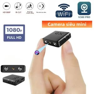 Camera IP Wifi Mini V380 1080P HD Máy Quay Giám Sát An Ninh Trong Nhà Có Tầm Nhìn Ban Đêm Máy Quay Video Âm Thanh Không Dây Micro Cam