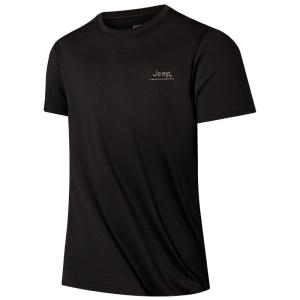 Jeep | Jeep Mens Quick Dry T-Shirt Half Sleeve Round Neck Outdoor Running Breathable Sweat Absorbent Short Sleeve Summer Sportswear