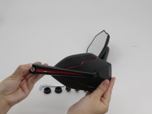 Pair Side Alloy Mirror Extended Universal 4 Colors HD Anti-dizziness Rearview Mirror For Motorcycle