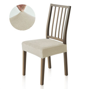 1/2/4pcs Jacquard Chair Cushion Covers Elastic Dining Chair Seat Protector Slipcover Anti-dirty Home Chair Cover Easy To Install