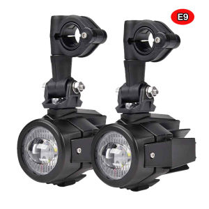 2 Chiếc Đèn LED Phụ Trợ Đa Năng Cho Xe Máy 4000Lm 12V 40W Chống Nước Đèn Sương Mù Trước Đèn Pha Đèn Chiếu Sáng Vỏ Nhôm