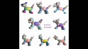 Twisted Twist Transform from toy to animal bracelet animal necklace animal chain pet kid kids toy magic magical bracelet beads pet chain pet bracelet pet necklace elastic bracelet for kids