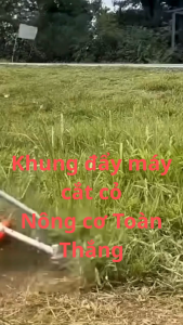 Khung máy cắt cỏ đẩy tay ráp động cơ 2 hoặc 4 thì. Tiện lợi dễ dàng sử dụng