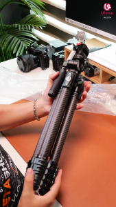 Ulanzi JJ06 Video Travel Tripod ขาตั้งกล้องวิดีโอ ระบบ Uka วัสดุคาร์บอน รับน้ำหนัก 18kg ถ่าย Topview สำหรับช่างภาพ Topview Shooting for Photographers