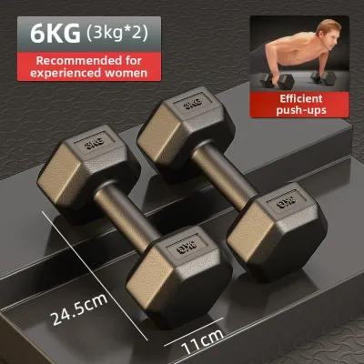 Home Fitness Strength Training Hex Dumbbell 10kg
