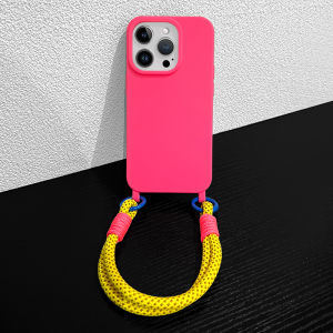 Ốp Điện Thoại Thích Hợp Dùng Cho Iphone 15 Dây Đeo Xoắn iPhone 14Promax Có Lỗ Lớn Ốp Lỏng Hai Khuy Mẫu Mới 12Promax Hoạt Hình Đáng Yêu 13Pro Silicon Mềm 14Plus Gấu Nhỏ Ip11