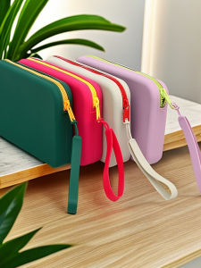 Túi Đựng Đồ Trang Điểm Bằng Silicon Dung Tích Lớn Có Khóa Kéo Thời Trang Cho Nam Và Nữ Túi Đựng Đồ Dùng Cá Nhân Khi Đi Du Lịch