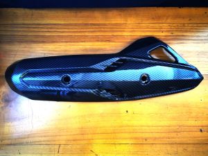 Cover Tutup Pelindung Knalpot Karbon Vario Techno 125 FI - F1 eSP dll Kenalpot Motor Honda Carbon
