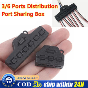 【Local delivery】 1 In  6 Port Out Line Splitter Quick Connect Voltage Wire Splitter Distribution Block For Lighting Led Strip Connection Terminal