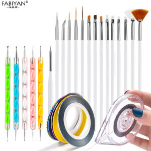 Nail Art Set with Nail Art Brush Set Nail Design Tools Nail Art Stickers Nail Art Tape