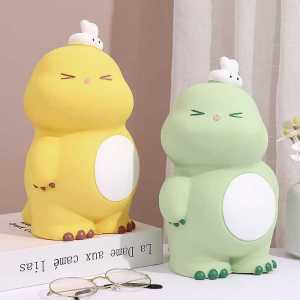 Creative Cartoon Dragon Money Box Childrens Toy School Gift Savings Bank Boys Girls Plush Material Storage Container