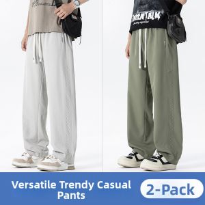 Jeanswest | Lightweight Straight-leg Breathable Mesh Mens Long Pants