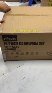 Bộ nồi  chảo 16 món hãng Allgetc ( hàng xuất Mỹ )