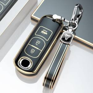 TPU Remote Car Key Cover for Mazda 3 2 6 CX3 CX5 CX30 CX8 CX9 MX5 SKYACTIV Auto Key Holder Protector Accessories