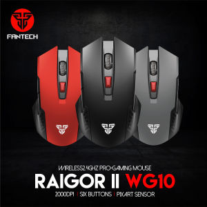 Fantech RAIGOR II WG10 Wireless Mouse Gaming / Mouse Gaming Tanpa Kabel Free Baterai