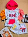 PJ Combi Hoodie Terno Short for Kids Girls (Bini Edition). 