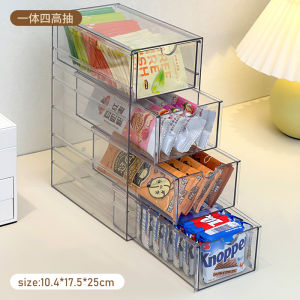 Acrylic Xuyên Thấu Chống Bụi Bàn Văn Phòng Trà Nước Trà Sữa Cà Phê Phân Loại Hộp Bảo Quản Người Tổ Chức Để Bàn Giá Đỡ