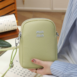 BAORUIFU | Simple Double-layer Commuter Mobile Phone Crossbody Bag Vertical