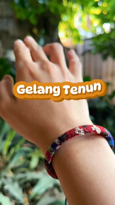 ETHNICO - Gelang Tenun Tali Kulit Ethnic Motif Terlengkap