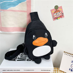 Kids Messenger Bag Little Duck Shoulder Bag Kindergarten Chest Bag Baby Fashion Small Bag Boys Girl Coin Purse