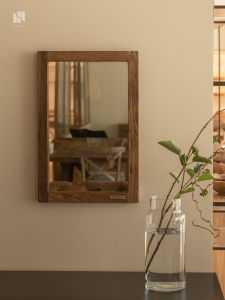 NONG HOME | Modern Wabi-sabi Style Wooden Mirror