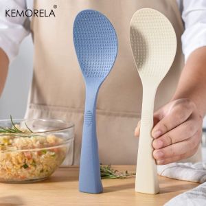 1/2PCS Integrated Silicone Rice Spoon Household Rice Cooker Rice Spoon Heat-resistant Silicone Non Stick Rice Spoon