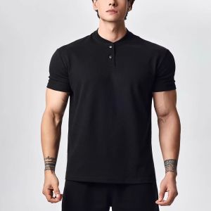 Áo Thun Polo Cổ Lật Thoáng Khí Co Dãn Để Tập Luyện