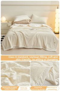 Suxuan | High Grade Soy Fiber Summer Blanket Machine Washable