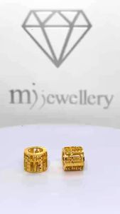 MJ Jewellery Gold Abacus Pendant B73 375 Gold & 916 Gold